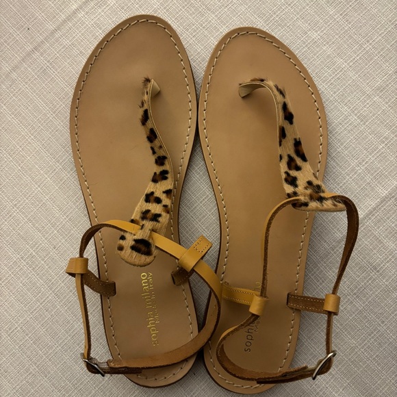 NEW Sophia Milano Leopard Sandals Made in Italy 9 - Picture 4 of 5